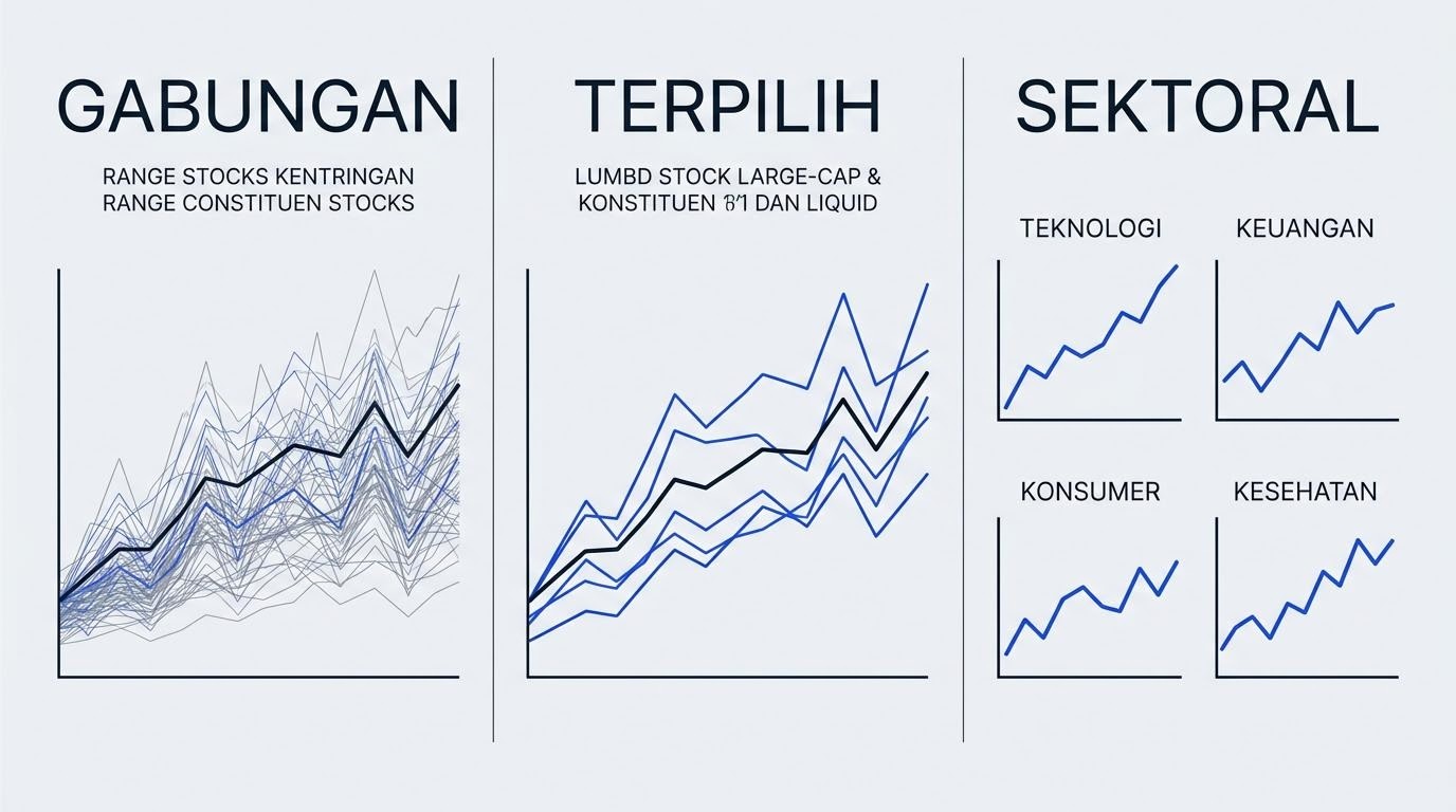 Ilustración de los índices Ibex 35, Ibex Medium Cap y los índices sectoriales